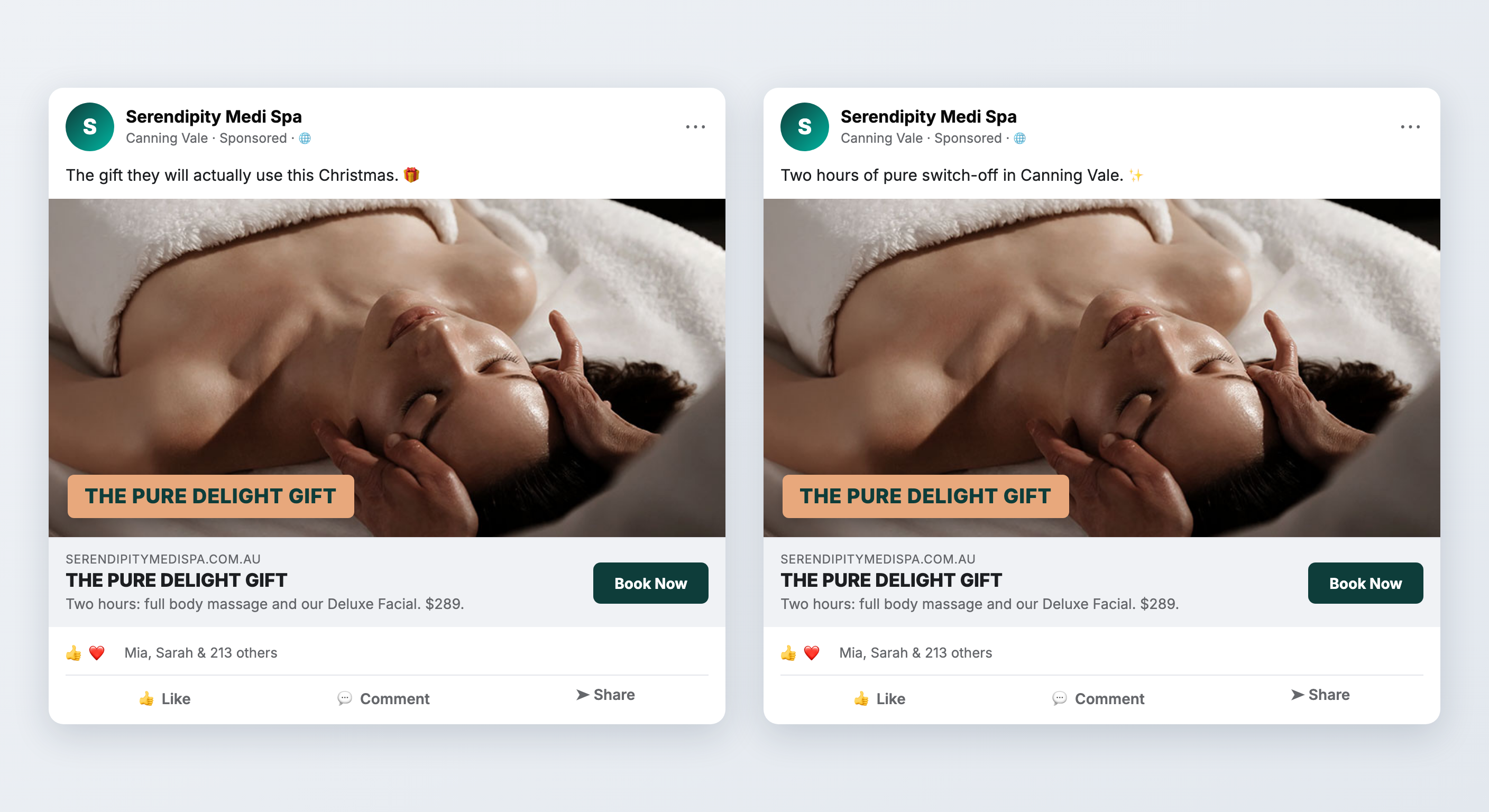 Ad mockups