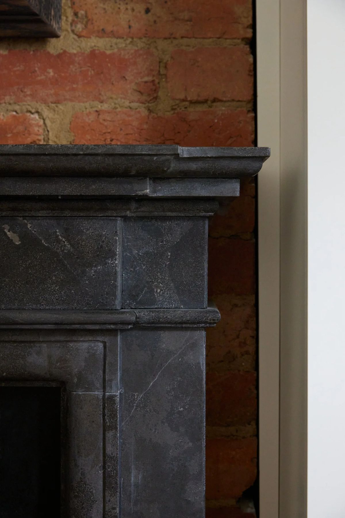 Bluestone fireplace surround